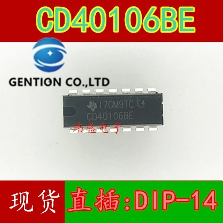 

20PCS CD40106BE DIP-14 logic chip in stock 100% new and original