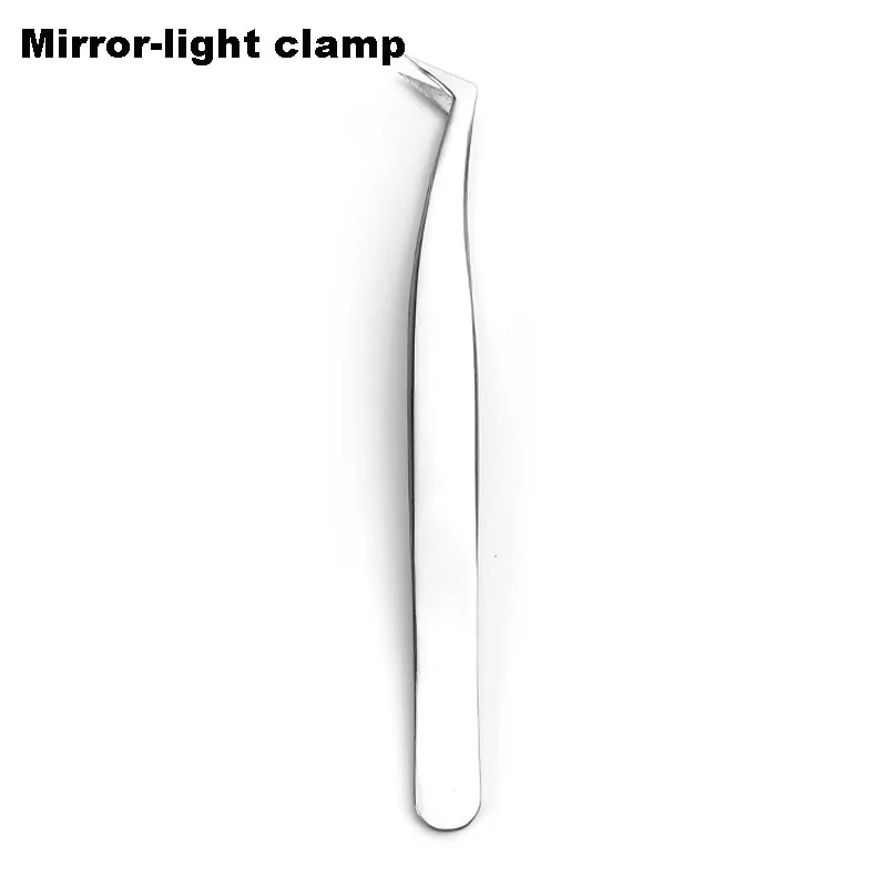 7-أحرف النسر منقار كليب ملاقط رمش وهمية عالية الدقة ملقط الجمال لصياغة رمش