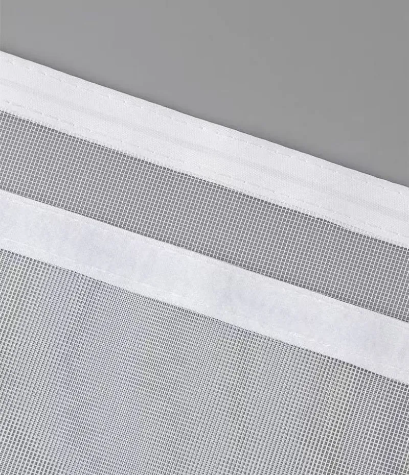 شبكات ناموسية بيضاء للنافذة، شاشات نافذة مضادة للبعوض، شبكة مضادة للحشرات من التول الهوائي غير مرئية للبعوض والذباب