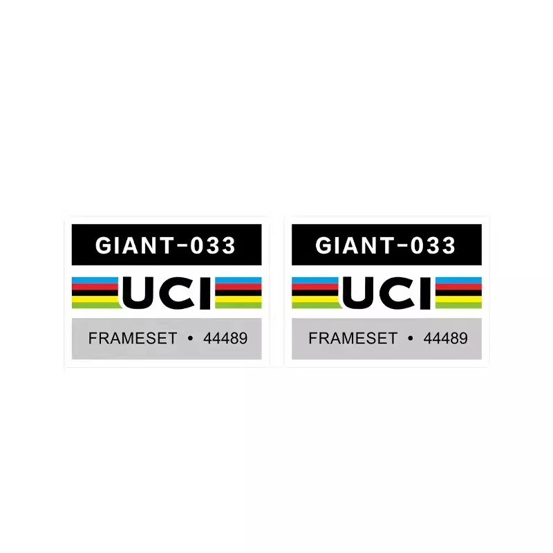 certification small label sticker bicycle union certification label bicycle decals customize frame name ID warning films