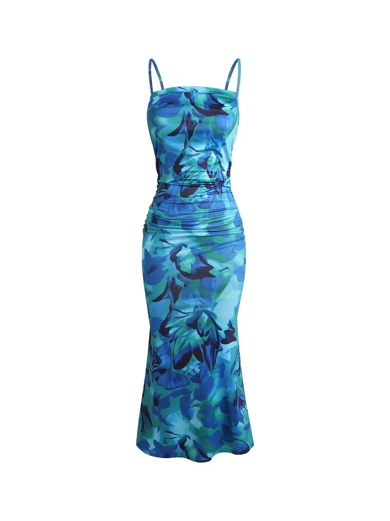 

Women's Casual Lounge Slip Long Dress Sexy Sleeveless Backless Bodycon Maxi Dresses Y2k Summer Slim Elegant Sexy Outfits Платье