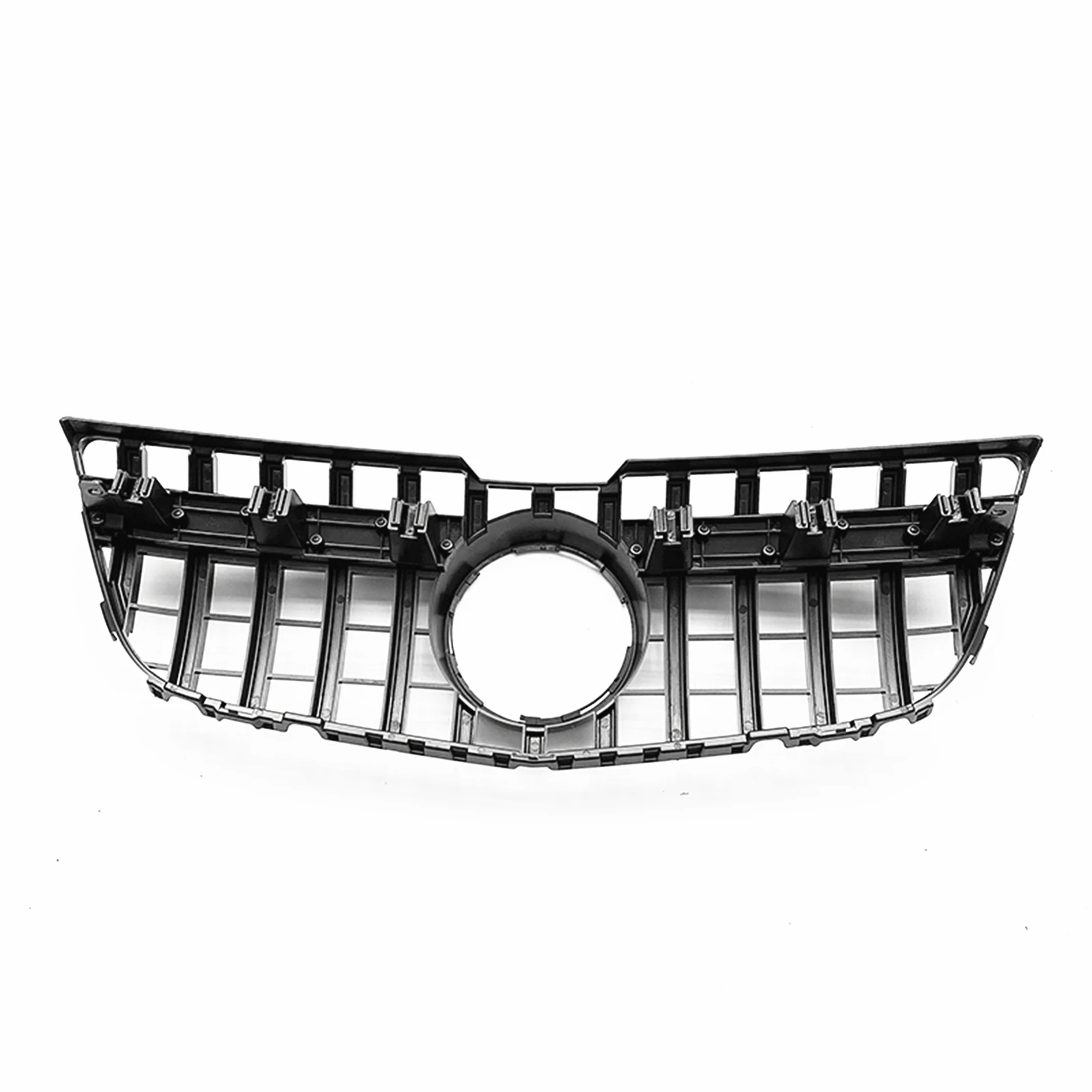 Grill Front Grille For Mercedes Benz GLK Class X204 2013-2015 GLK250 GLK300 GLK350 4-Door GT Style Upper Bumper Hood Mesh Grid