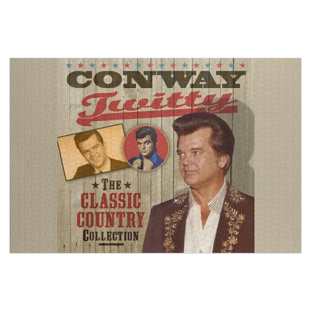 

Conway Twitty - The Classic Country Collection Jigsaw Puzzle Wooden Adults Custom Gift Photo Custom Puzzle