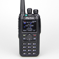 Anytone AT-D878UVII Plus DMR Dual-band Two-Way Radio Aes256 Digitally Encrypted Gps Handheld Portable Walkie-Talkie Long Range