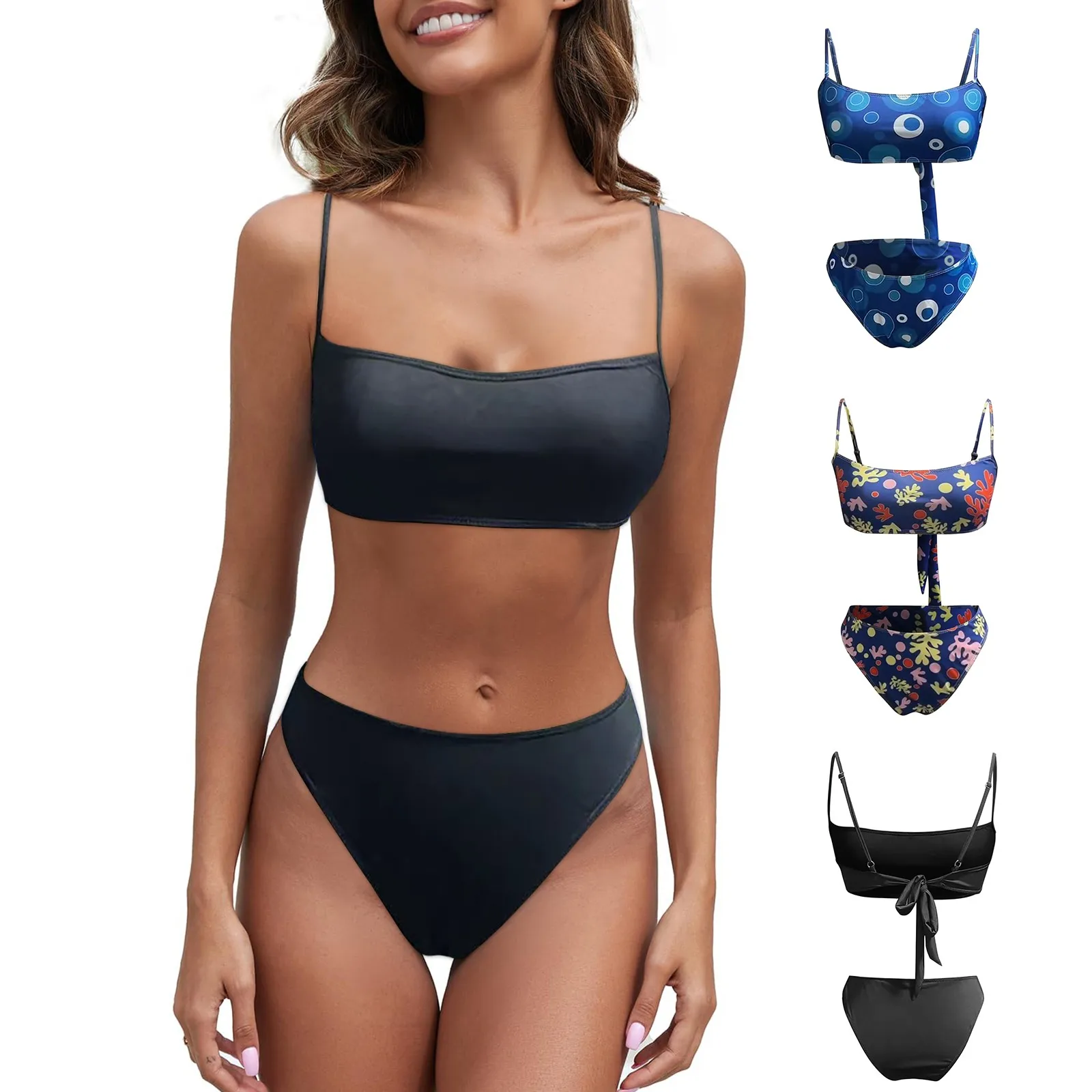 Swimwear Women Swimsuit Set Swimsuit Female Swimwear Tan Through Swimwear Women Bikini for Women Sexy Bikinis Beach Swimwear