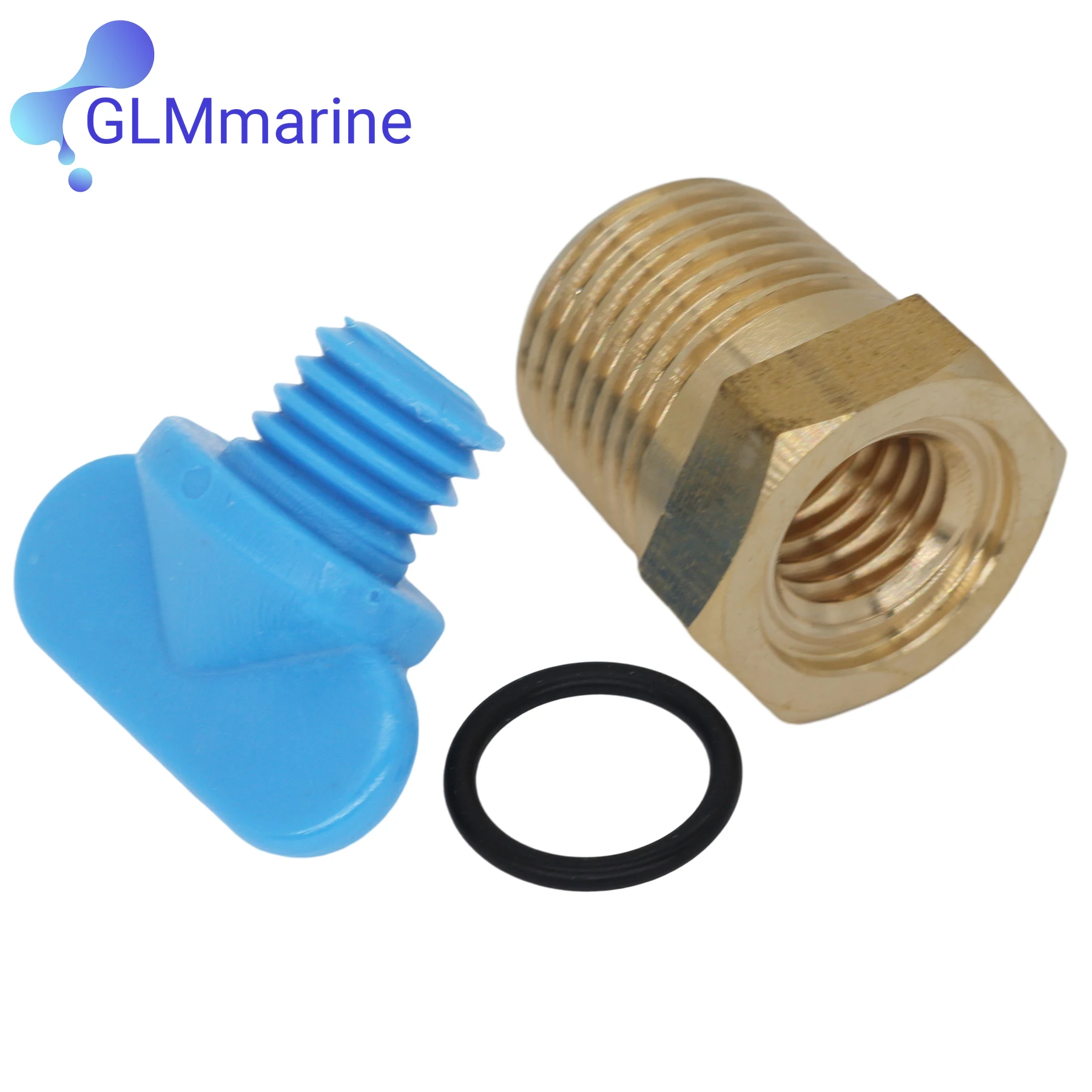 479956 Exhaust Manifold Drain Plug Kit Compatible with Volvo Penta 4.3 5.0 5.7 7.4 8.2 L Boat Motor Engine GLM 13982 192154