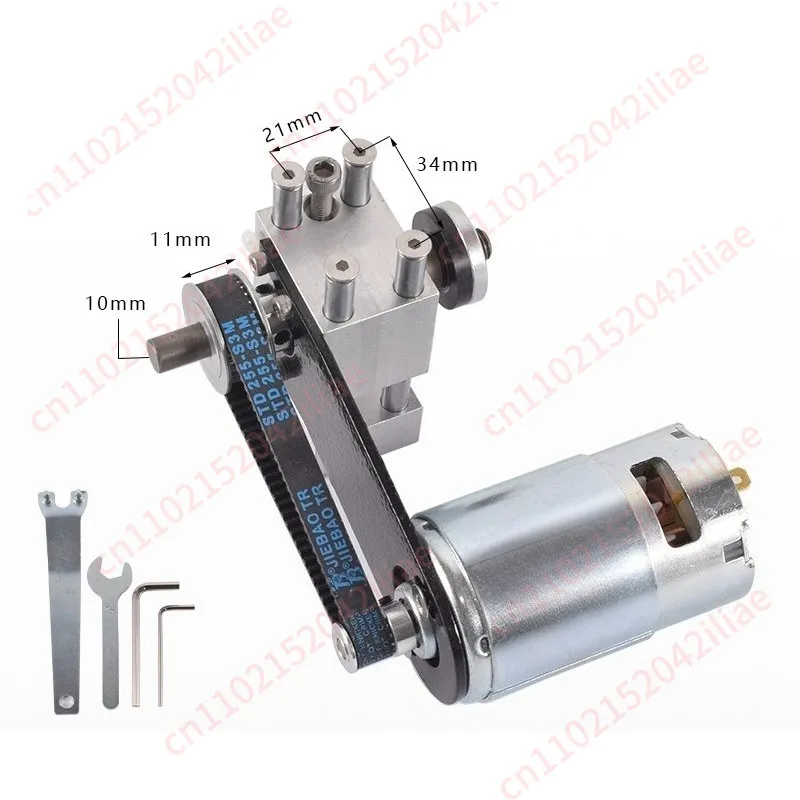 Miniature table saw panel bearing seat aluminum plate DIY table saw backing