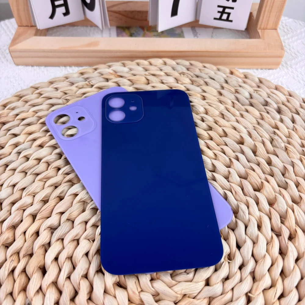Replacement Back Glass Cover For Apple iPhone 12 Rear Housing Battery Door Panel Repair Parts Phone Case Multiple Color Options view 3