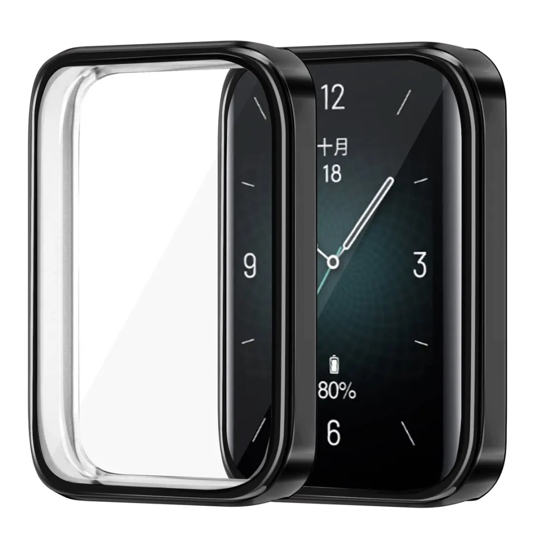 Гальванический чехол из ТПУ, защитный чехол для Honor Band 9/Honor Band 10, защитный бампер, чехол для умных часов