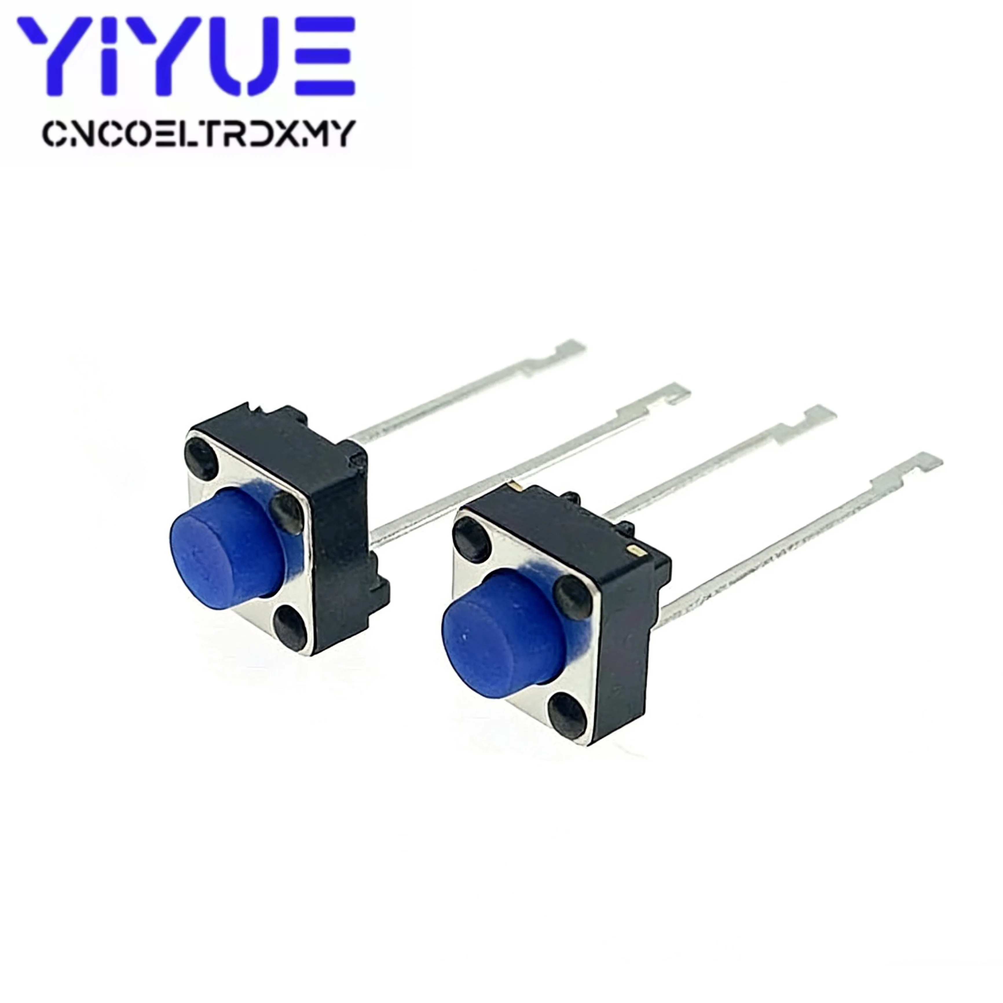 1000 6x6x2mm Middle 2pins DIP Long Pin Waterproof RubberTactile Push Button Switch for Audio PCB mounting Momentary Micro Switch