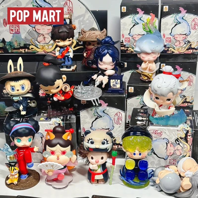 

POP MART 14-летие: Серия «Город Вушуан» — Коллекционная фигурка-сюрприз (бластер), декор для рабочего стола, подарок для коллекционеров аниме-игрушек