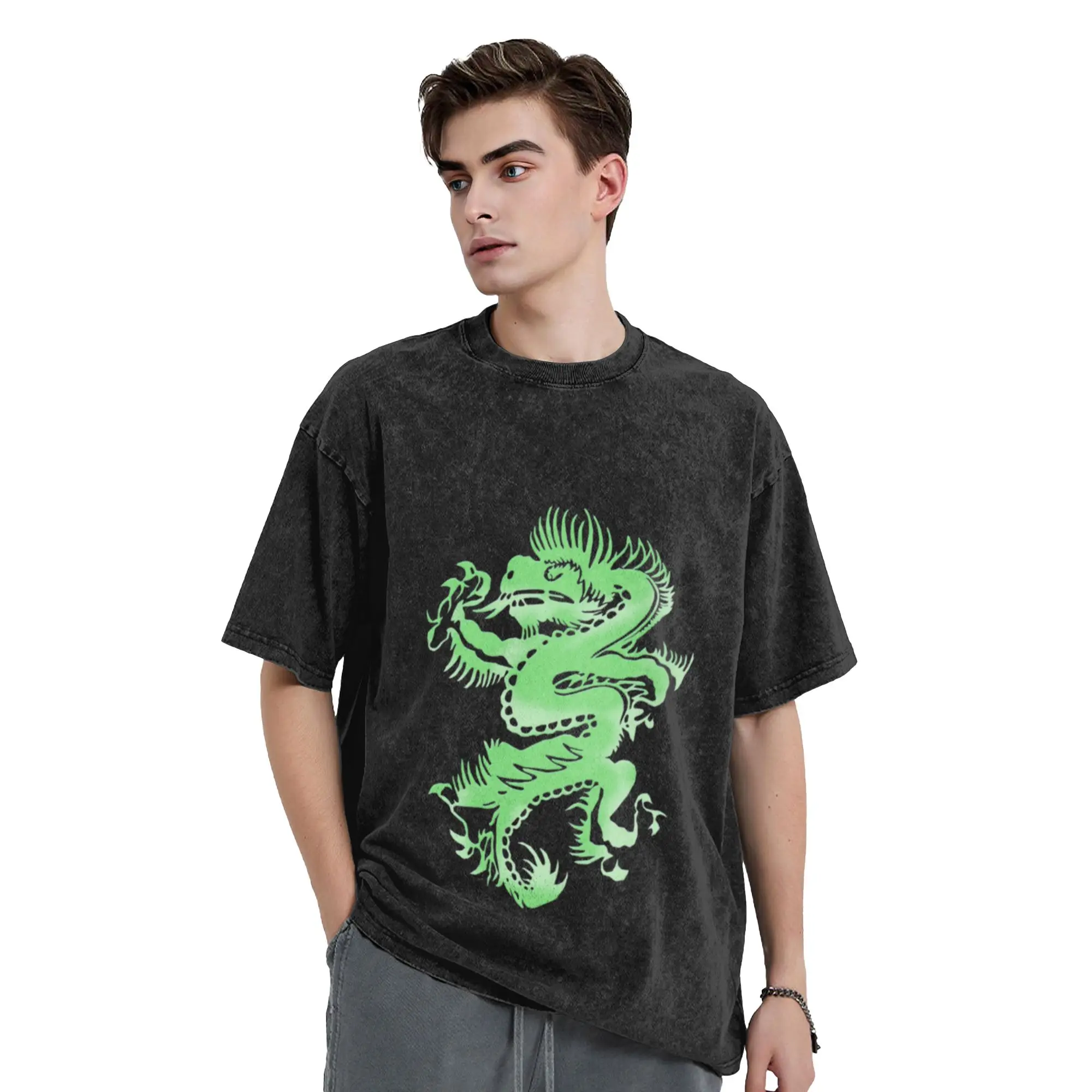 Natalie Imbruglia Torn Dragon Shirt  Unique Stylish A Washed T Shirt Men's Women's Oversized Cotton Tees Tops