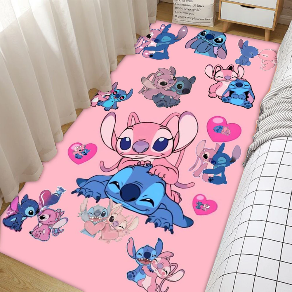 MINISO الكرتون غرزة الملاك السجاد الفتاة السرير لينة البساط طفل تلعب حصيرة غرفة المعيشة ديكور الترفيه شرفة أريكة حصيرة مروحة هدية #2