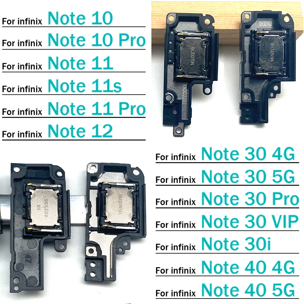 New Loudspeaker bottom Loud Speaker Sound Buzzer Ringer Flex Cable For infinix Note 10 11 11s 12 30 30i 40 Pro 4G 5G VIP