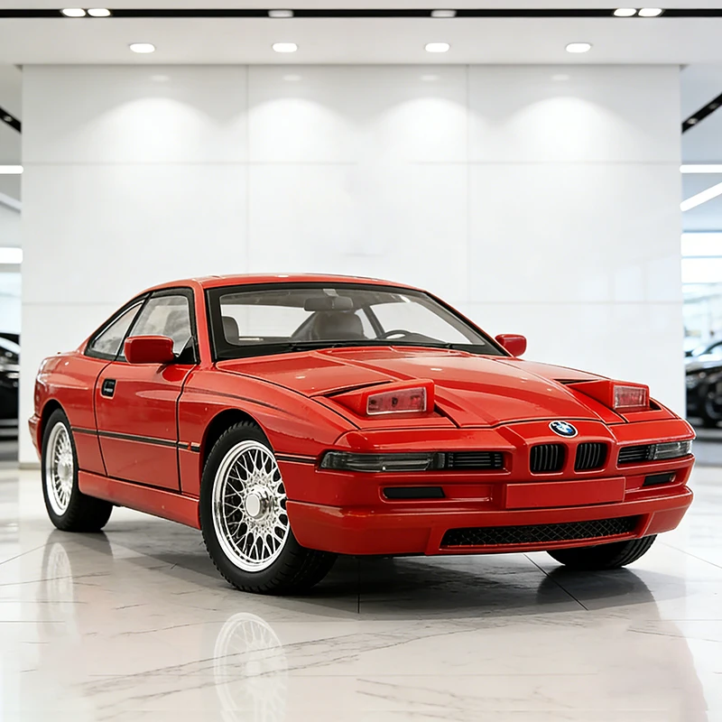 

НОВИНКА: Коллекционная модель автомобиля 1:24 850 CSI 850CSIr из сплава, со звуком и светом, инерционная машинка для детей