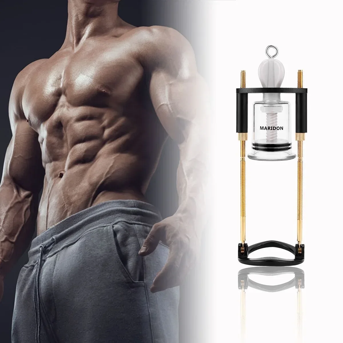 Male Products Physical Stretching Training Bracket Penis Luxury Gold Traction Corrective Exercise Device