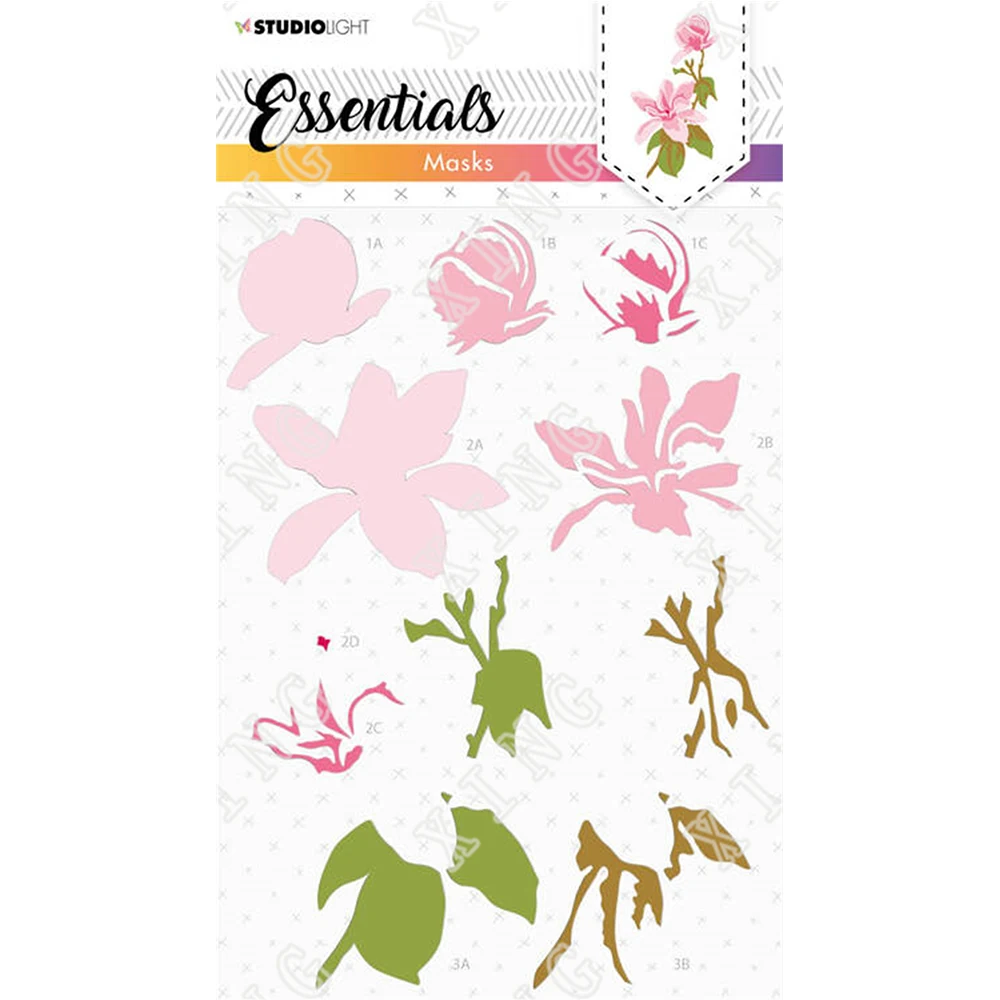 Spring Layered Stencils Magnolia Embossing Template Diy Painting Photo New Scrapbooking Coloring Embossed Decoration Hot Sale