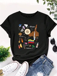 私は女性のための海賊Tシャツ、面白いグラフィックTシャツ、10代のためのかわいいトップス、夏のトップスです