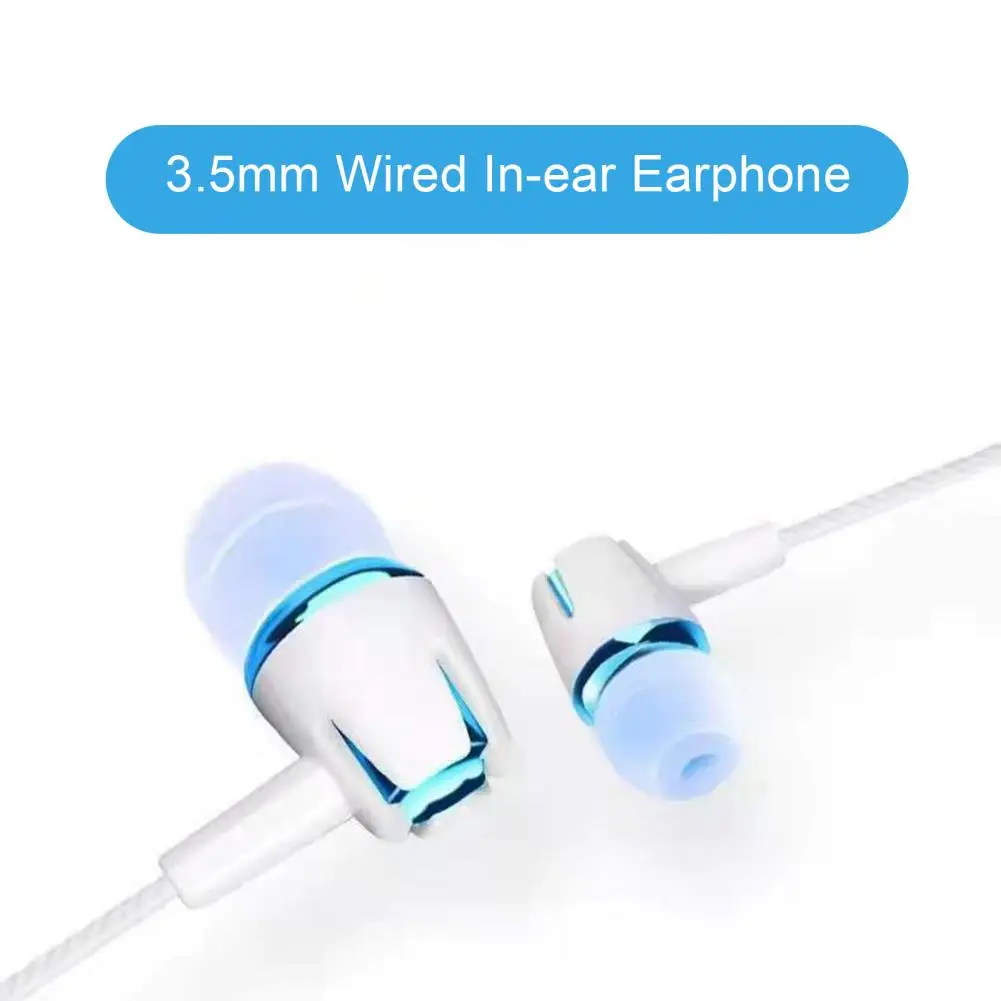 Sport Earbud Noise Reduction Stereo Surround Heavy Bass Music Stable Signal 3 5mm Wired In ear Earphone Phone Accessory