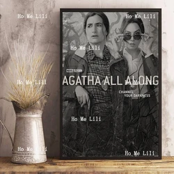 Agatha All Along Poster Wandavision Harkness Villains Canvas Painting