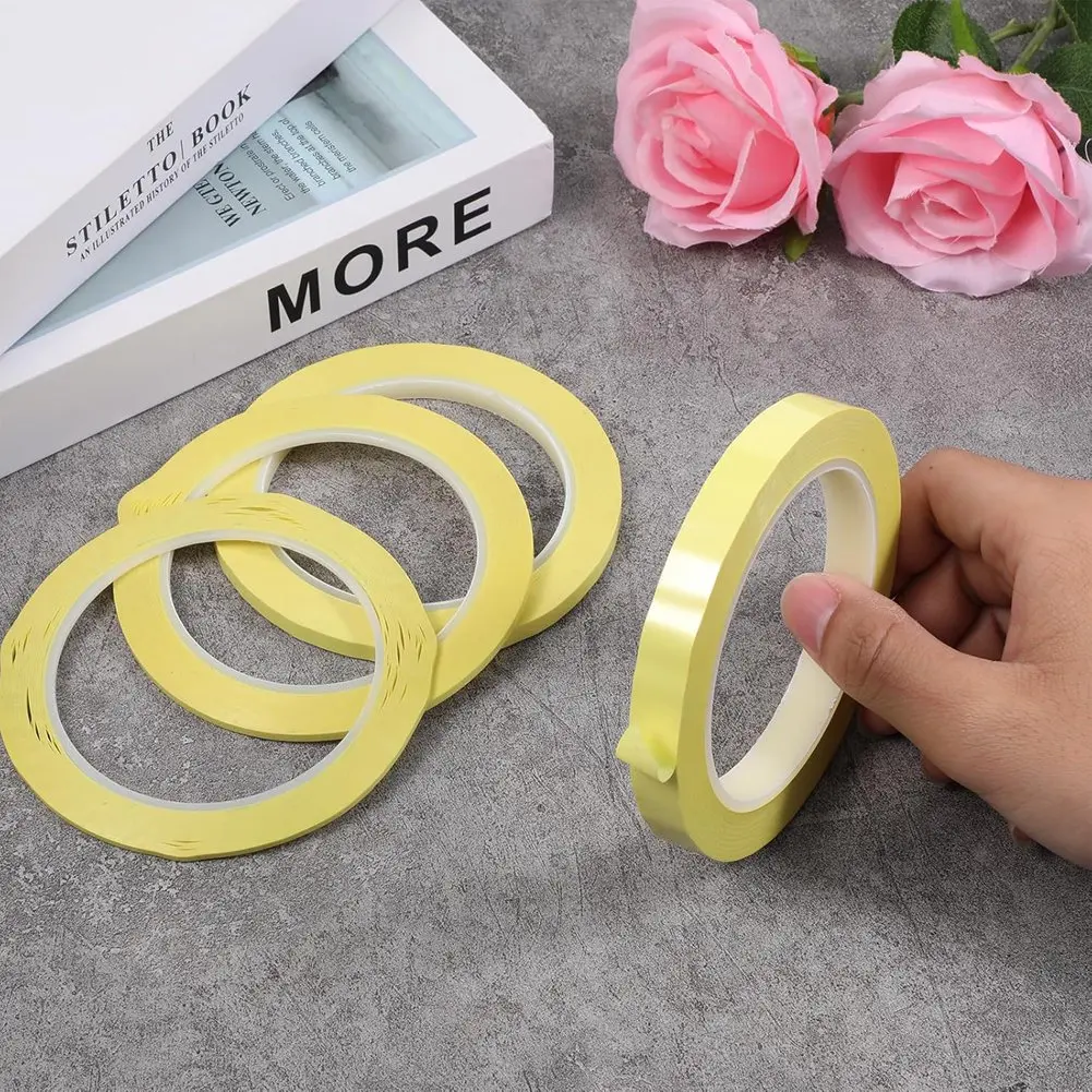 ABZV-Voor Automotive DIY Paint Art 4 Rollen Krijtstreep Tape Set Voor Auto 5/64, 1/8, 15/64, 1/2 Inch X 72 Yard Lange Masking Tapes