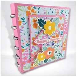 3D Disc Bound Album Cover Cutting Dies 2024 New Scrapbooking Accessories Paper Making Frame Card Craft