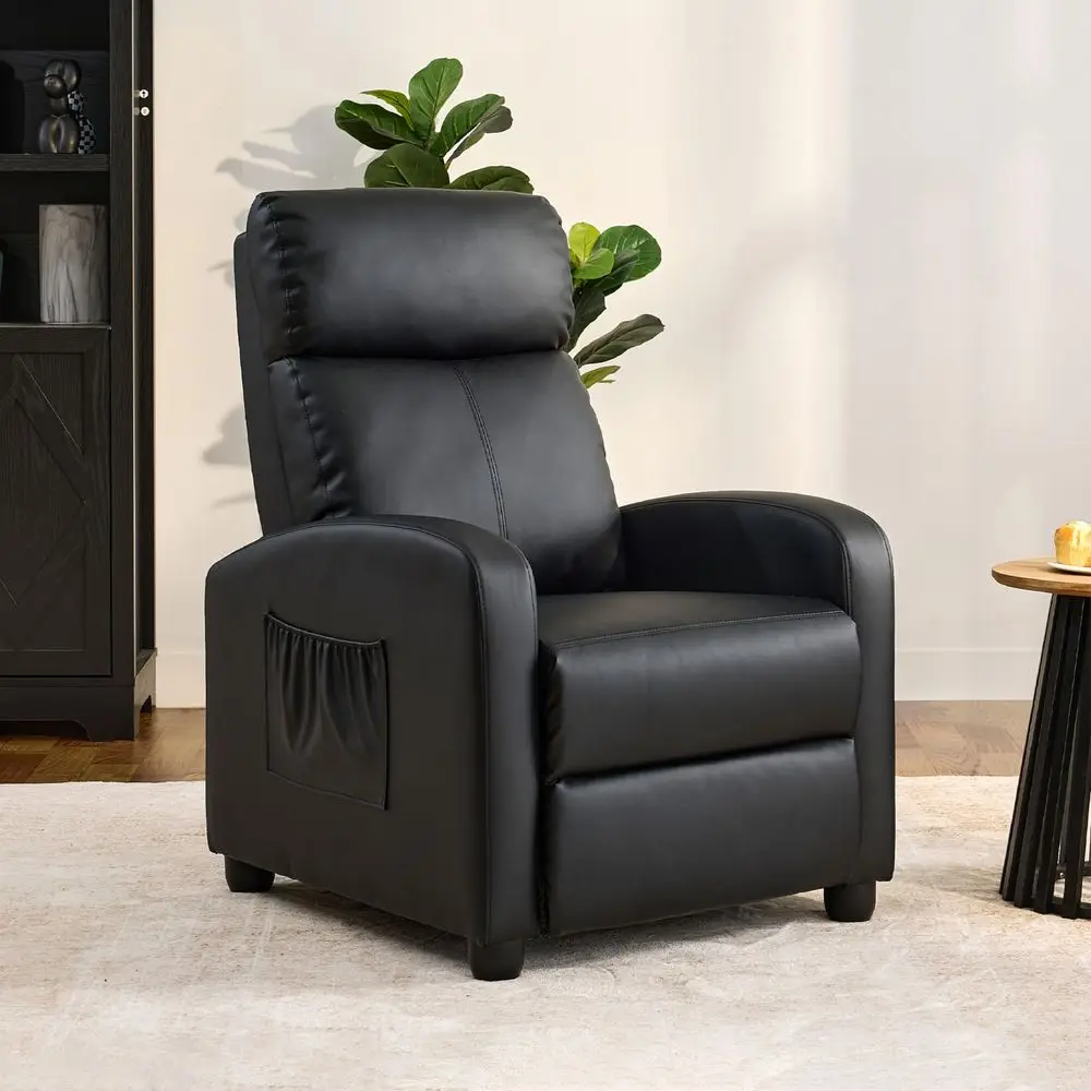 Recliner Chair for Living Room, Home Theater Seating Modern Adjustable Single Sofa with Adjustable Backrest amp Padded Armrests