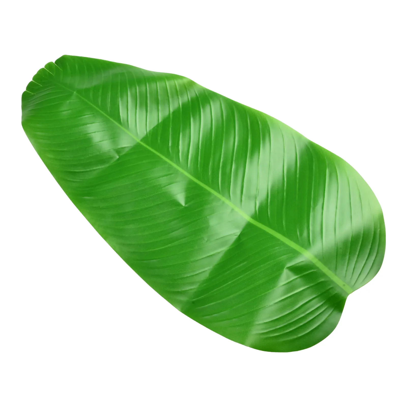 Simulation Banana Leaf Hawaiian Style Simulation 37.5*19cm Banana Leaf Decoration Desktop Hawaiian Party Hot Sale