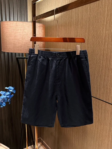 

Busin Casual Linen orts Men's Color Breathable Mid-Waist Straight Leg Summer Faion Urban Sle orts