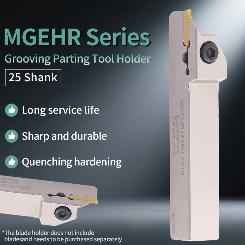 

MGEHR2525 Токарный режущий и режущий инструмент с ЧПУ для наружной обработки канавок удлиняет токарный инструмент с внешней цилиндрической канавкой