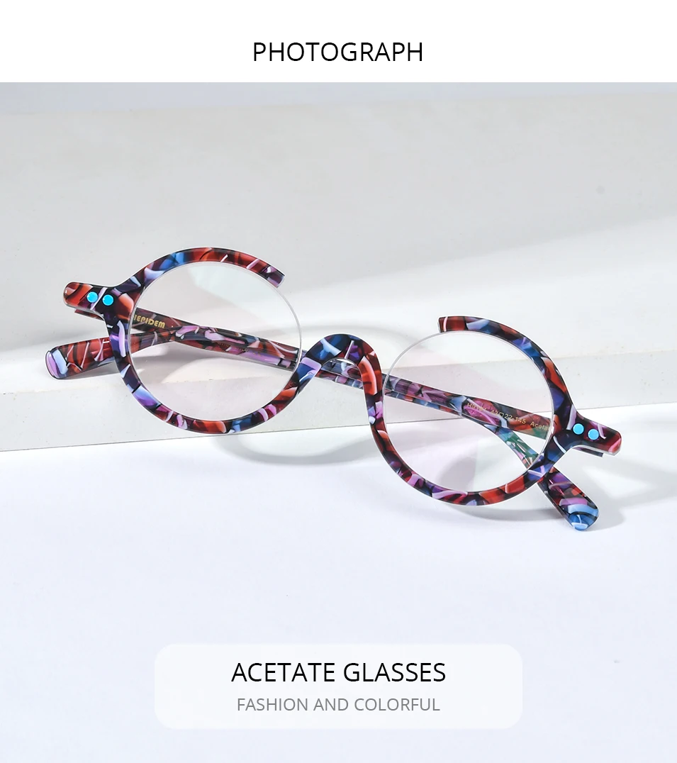 HEPIDEM Acetat Brille Rahmen Männer Marke Designer Runde Frauen Nerd Brillen japanische handgemachte Brille Vintage Brillen 9158 – Detail 22