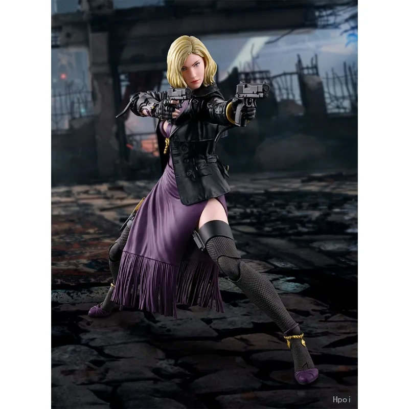 Bandai Original Genuine S.H.Figuarts Tekken 8 Nina Williams Action Figure Toys for Boys Girls Gift Collectible Model Ornaments