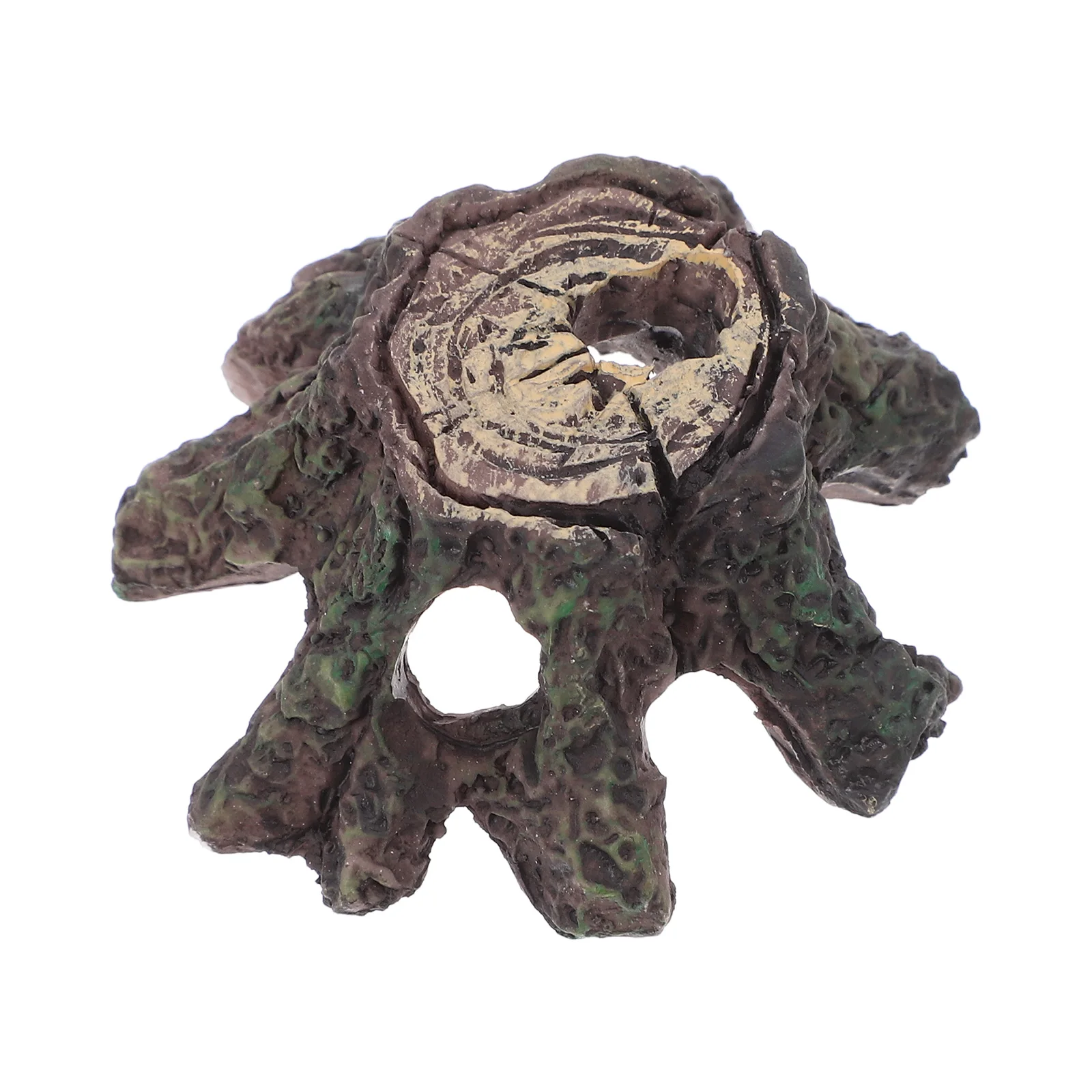 

Resin Hollow Tree Trunk Aquarium Decor Betta Fish Tank Cave Hideout For Freshwater Saltwater Tanks Fish Reptile Hide Aquatic
