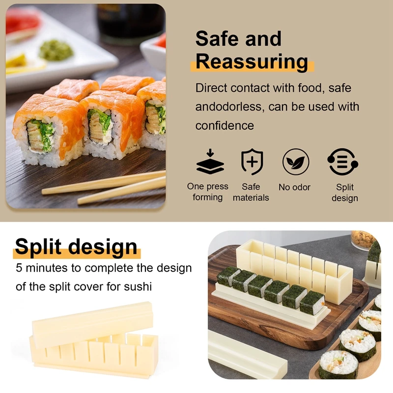 Sushi Maker Rice Mold Japanse Cake Mold Multifunctionele Mould Sushi Making Kit