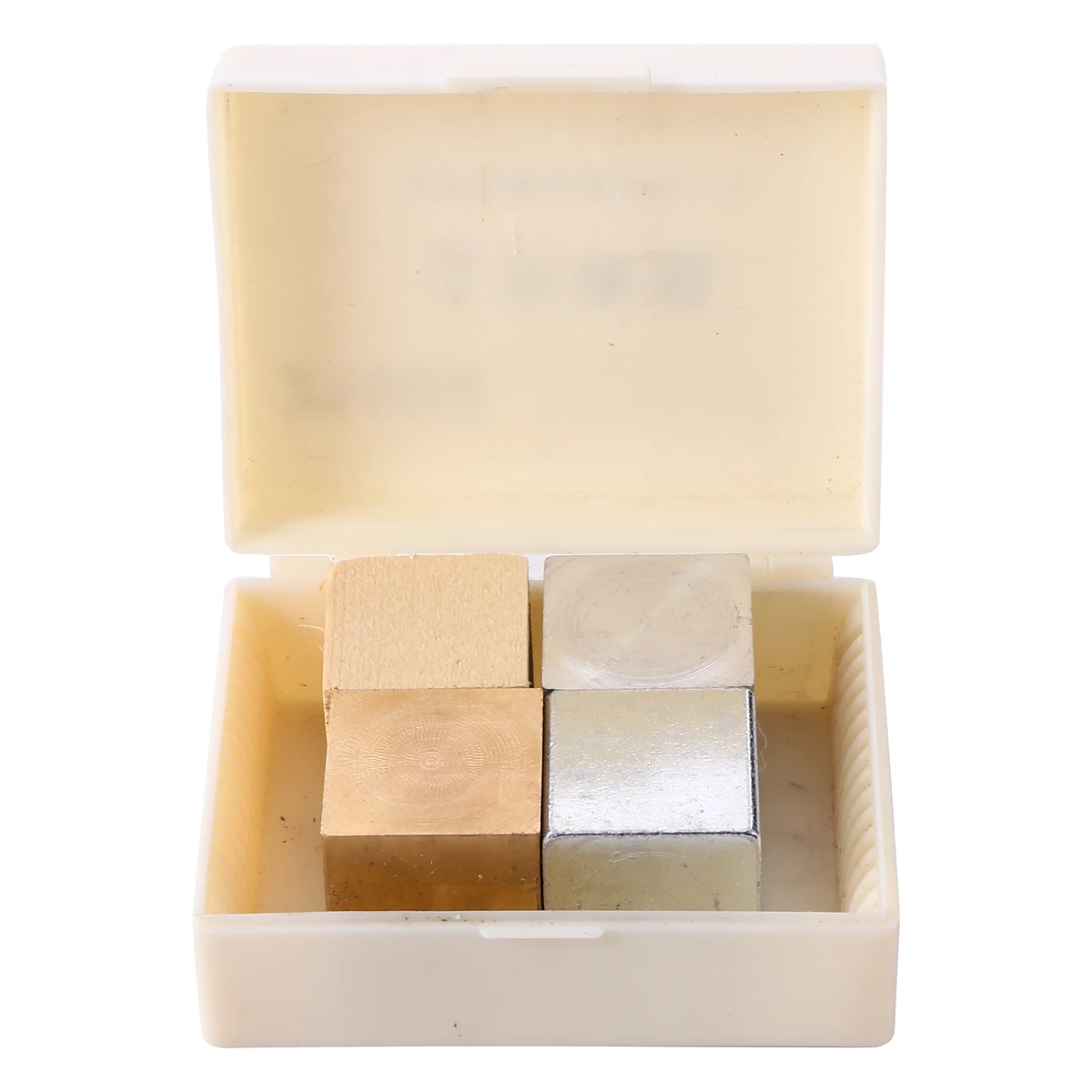 

4 Pcs Cubes Density Experiment Kit Wooden Block Wedding Science Education Products Man
