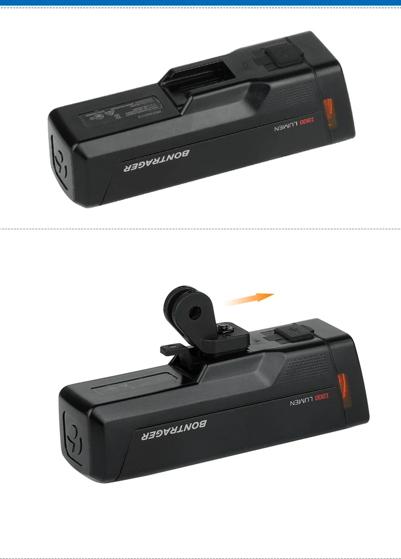 Lampenständer, anwendbar auf Trek Bontrager Ion ProRT BTK08 Fahrrad-Scheinwerferhalter, Lenkervorbau, Gabel, Helm, Satteladapter – Detail 5