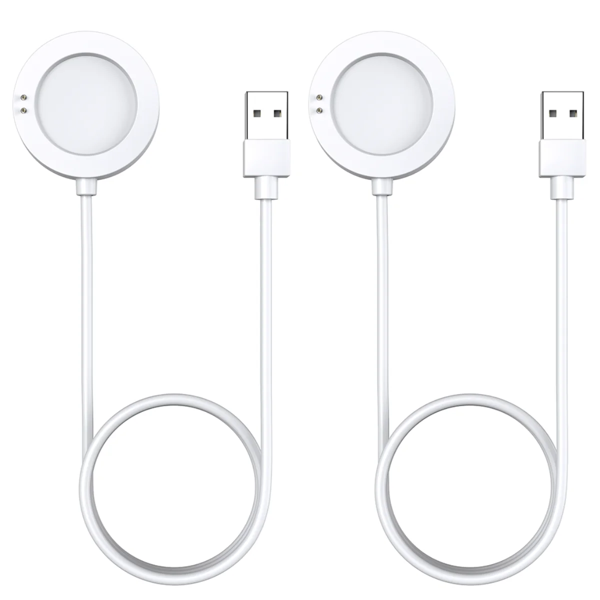 2-Pack Replacement Charger for Xiaomi S2/S3/S4/H1 Blood Pressure Watch/Watch2 Pro USB Smartwatch Charger Charging Cable