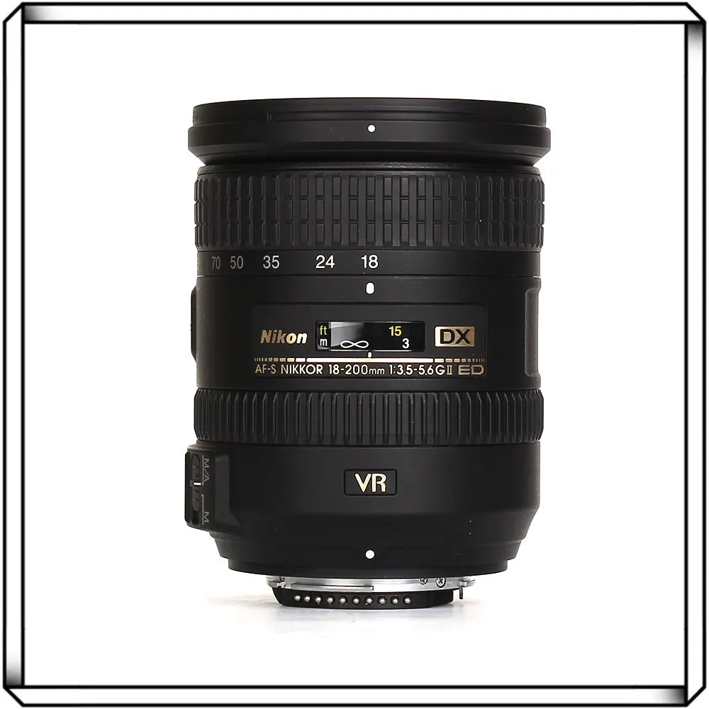 Nikon AF-S DX NIKKOR 18-200mm f/3.5-5.6G ED VR II Lens For Nikon SLR Cameras