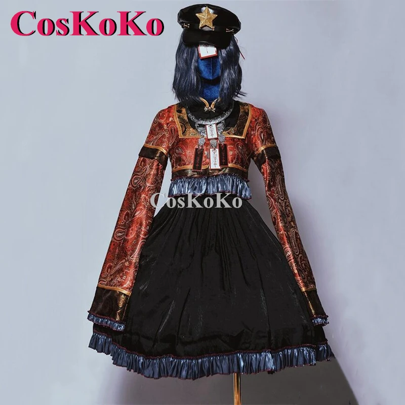 【Customized】CosKoKo Miyako Yoshika Cosplay Game Touhou Project Costume Elegant Sweet Gorgeous Dress Halloween Role Play Clothing