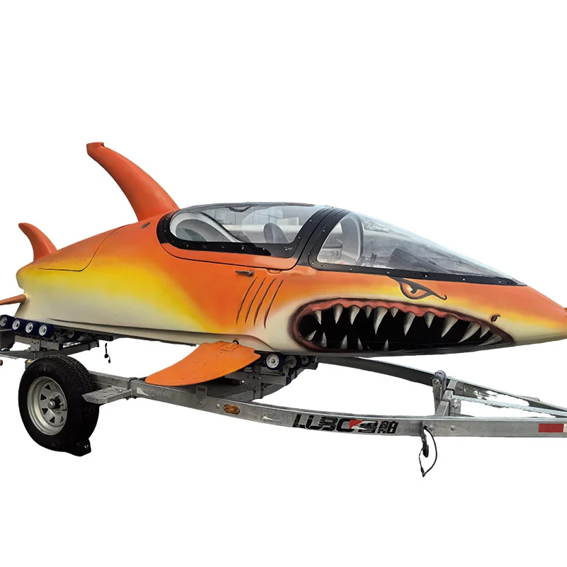 

FRP shark boat large simulation high speed