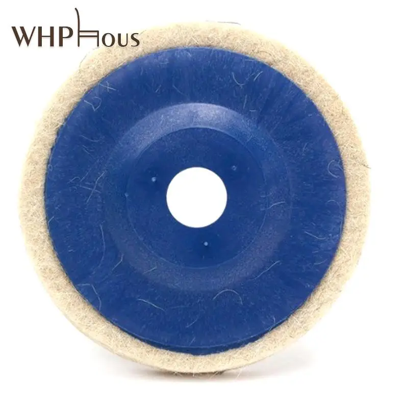 1PCS 100mm Wool Polishing Wheel Buffing Pads Angle Grinder Wheel Felt Polishing Disc Polisher