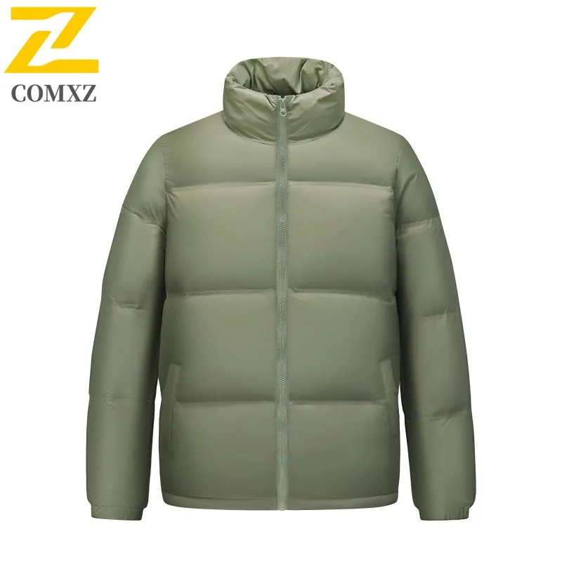 COMXZ Men's Padded Jacket Solid Color Travel Trip Cold-Resistant Daily Outing Cotton Padded Jacket Thick Warmth Winter Padding