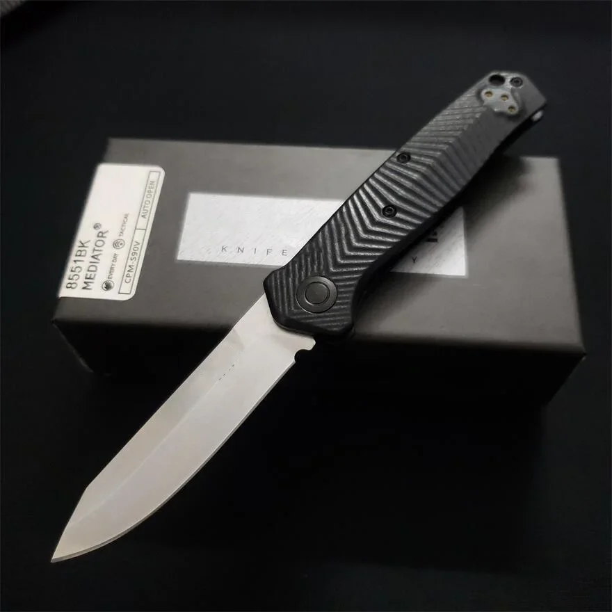 BM Mediator 8551 BK AU. to Folding Knife 3.3'' S90V Cerakote Blade G10 Handle Outdoor Survival Hunting EDC Pocket Camping Knife