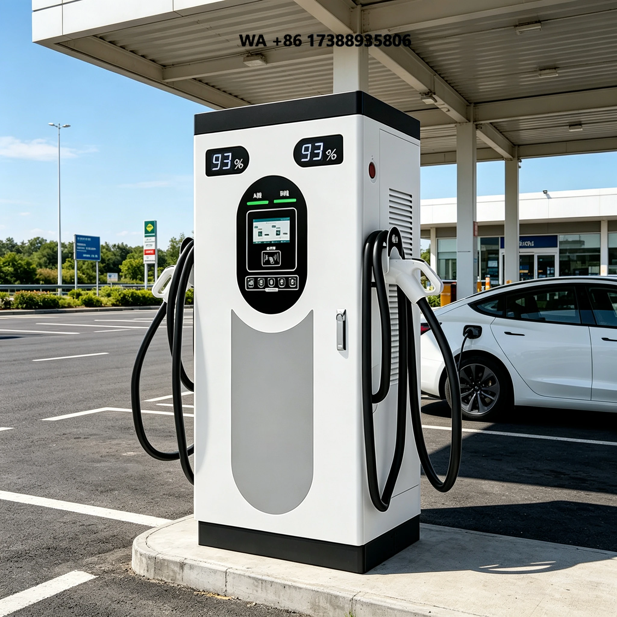 120kw DC EV Chargers Portable EV Charger Station for Industrial Use High Power Charging Support System