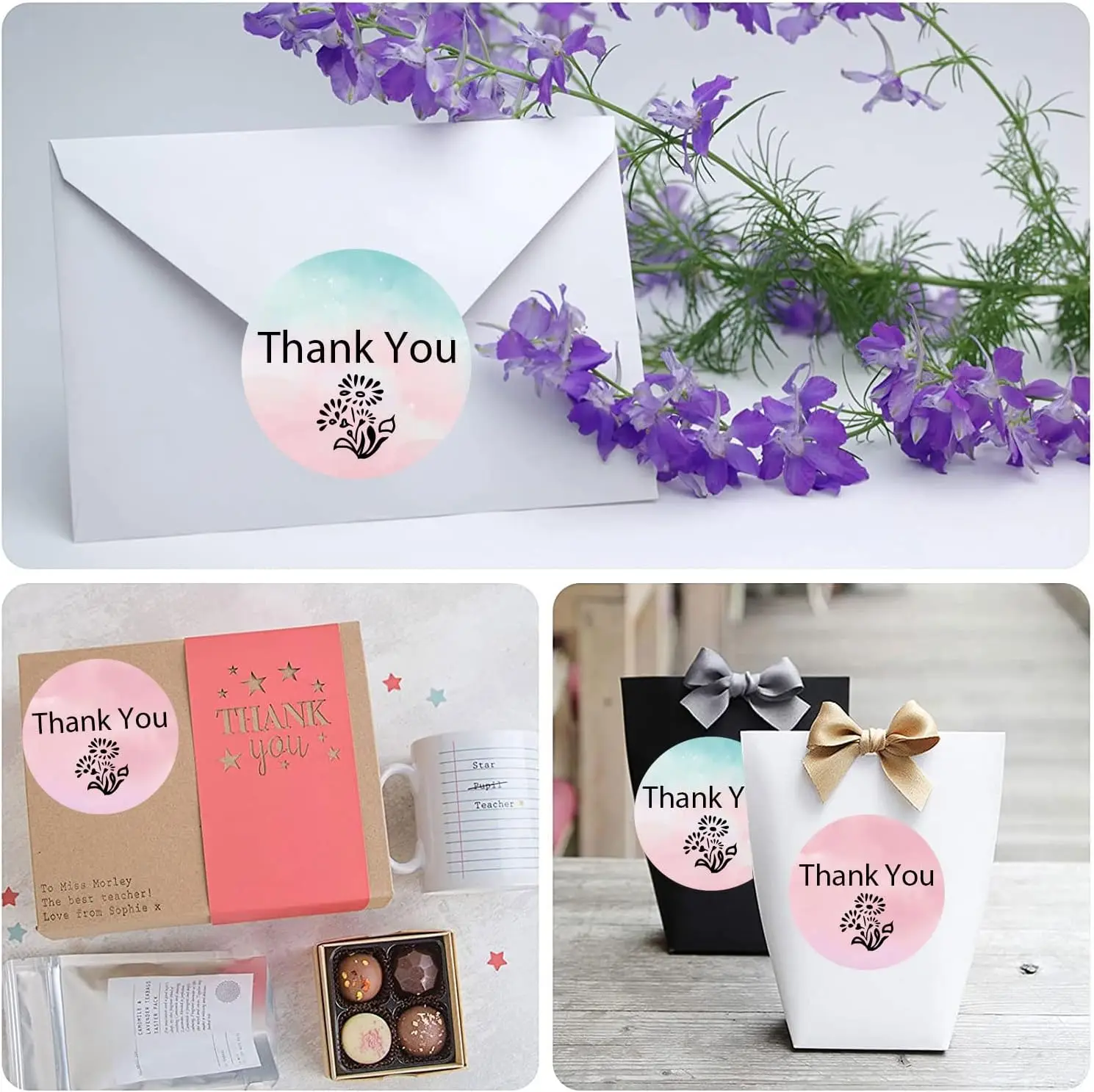 2 Inch Round Direct Thermal Stickers Waterproof Color Thermal Labels Small Business Stickers Color-Code Dot Labels 500pcs