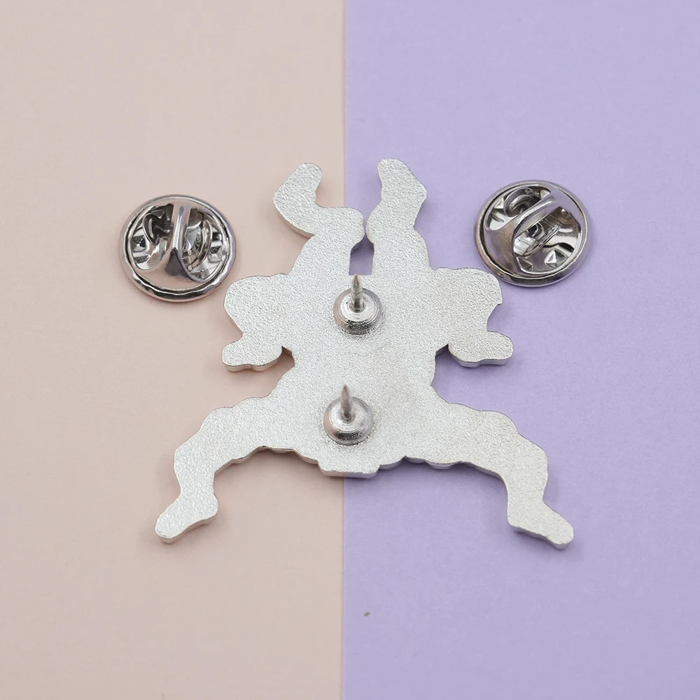 فاسق 2077 منفذ الطاقة المينا دبوس العنكبوت روبوت MLSTRM الجمجمة شارة RPG لعبة مستوحاة بروش ألعاب جمع هدية تأثيري اكسسوارات #6