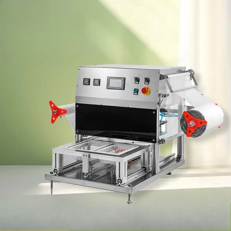 

Automatic fresh-locked cooked food sealing machine