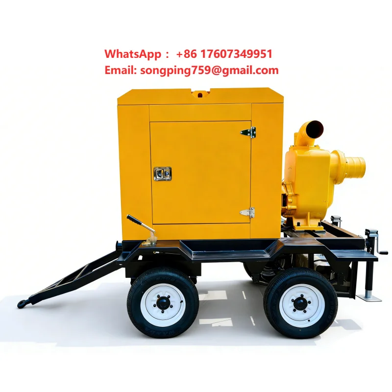 Electric Centrifugal Pump Flood Control Marine Aquaculture-Mobile Pumping Vehicle 20m Capability Three-phase Motor OEM YDBC-2 12