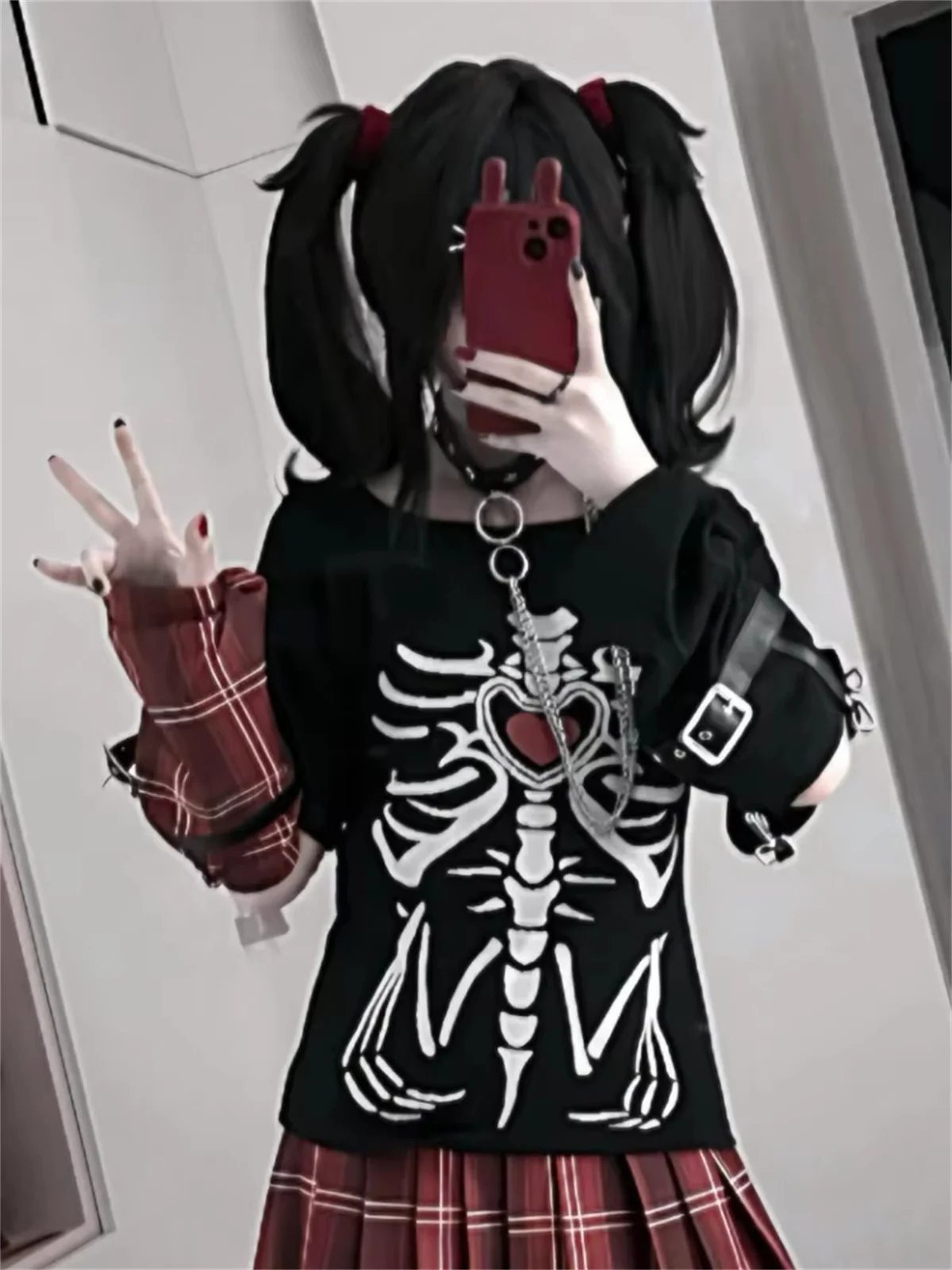 T-shirt Anime Ame Cosplay Costume Mignon à Manches Courtes pour Femme, Vêtement d'été Kawaii, Tenue de Jeu de Rôle Tangtang pour Halloween