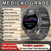 2025 For Huawei New Medical Grade Blood Sugar Lipids Uric Acid Health Smart Watch 2024 Bluetooth Call NFC Smartwatch Men Women